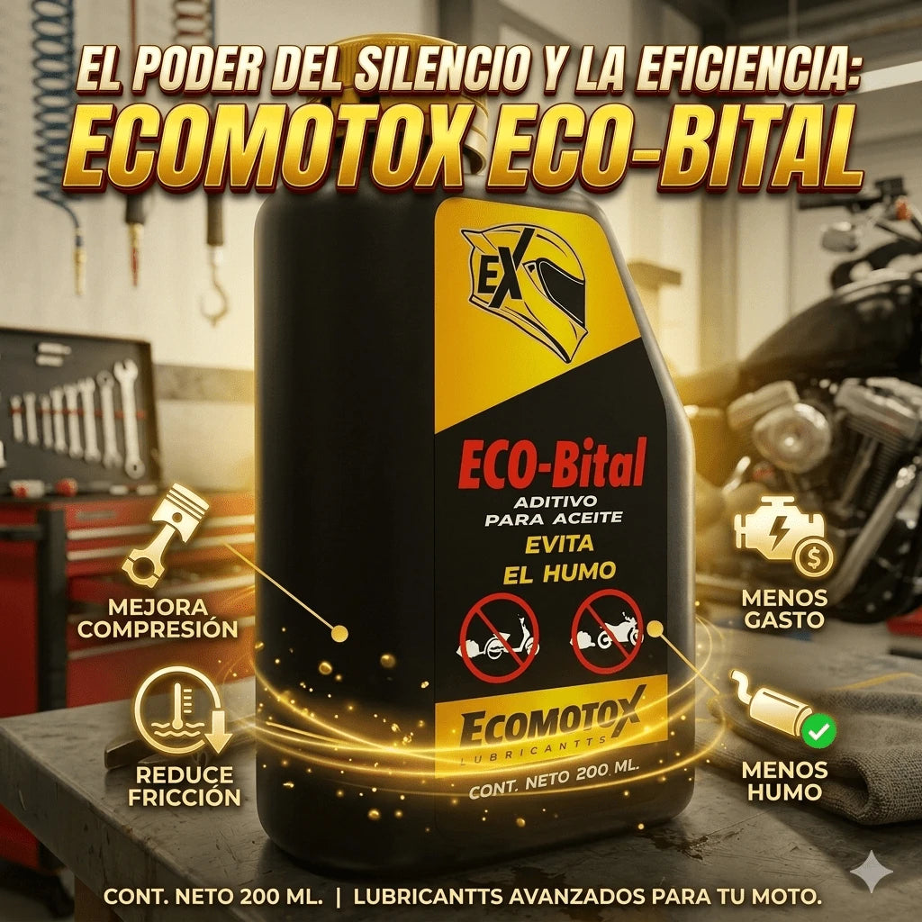 Pack 3 Quita Humo para Motocicleta ECOMOTOX | Reduce Emisiones y Mejora el Desempeño