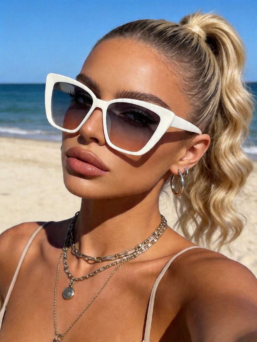 Gafas de moda de ojo de gato para mujer