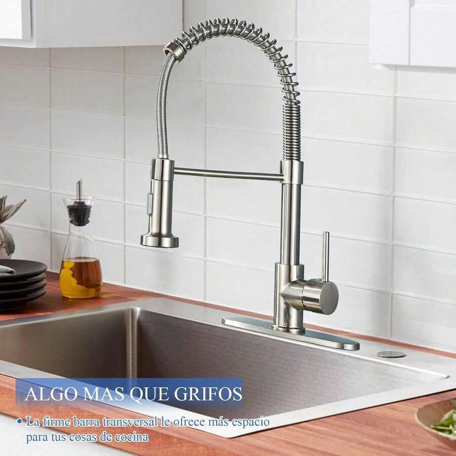 Oro Grifos de Cocina 360° Giratorio Grifos de Fregadero