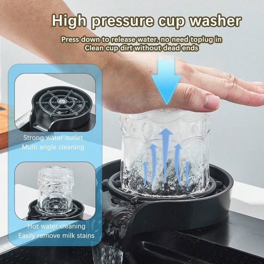 Juego de fregadero de cocina con grifo abatible