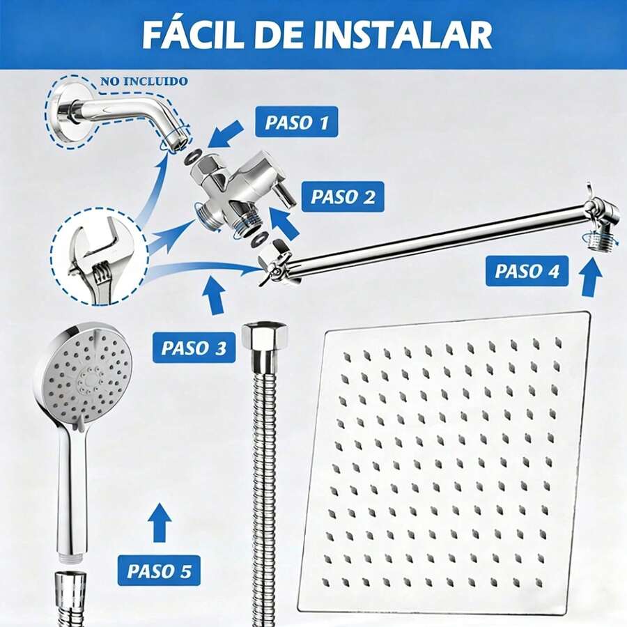 Mcmxtap Cromo Regaderas para Baño