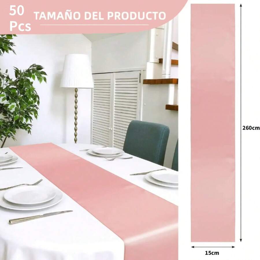 50Pcs Lazos de silla de raso con moño
