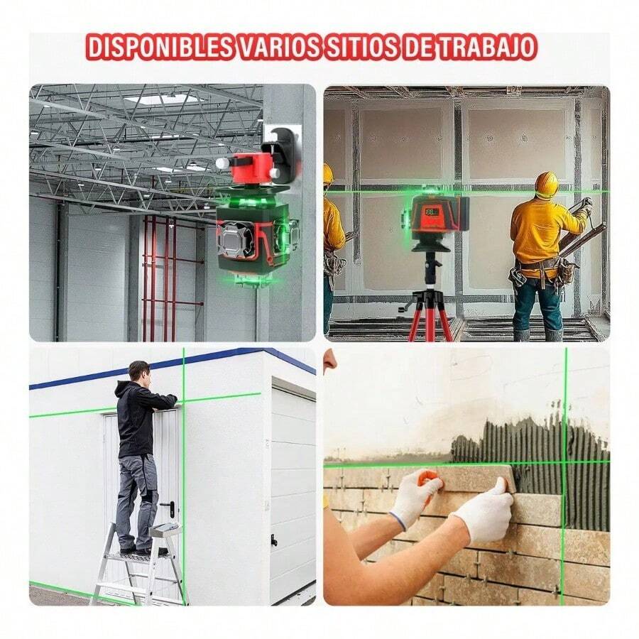 Pointekx Nivel Láser Autonivelante 4D