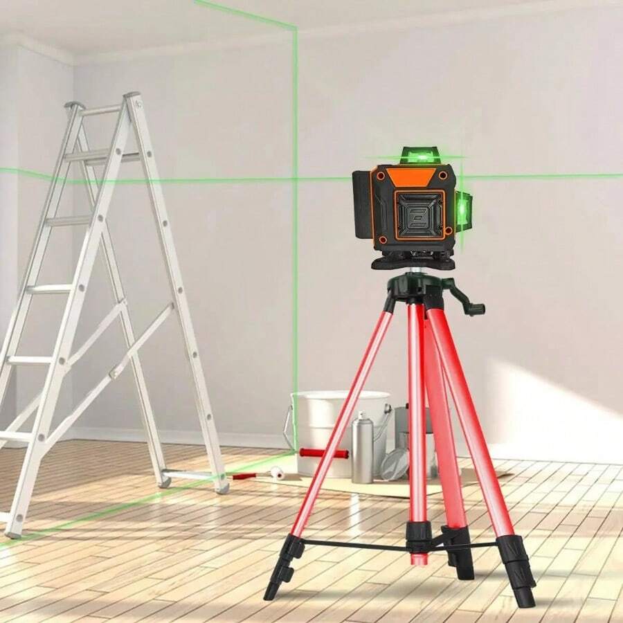 Nivel Láser Susassy 360° Verde Autonivelante