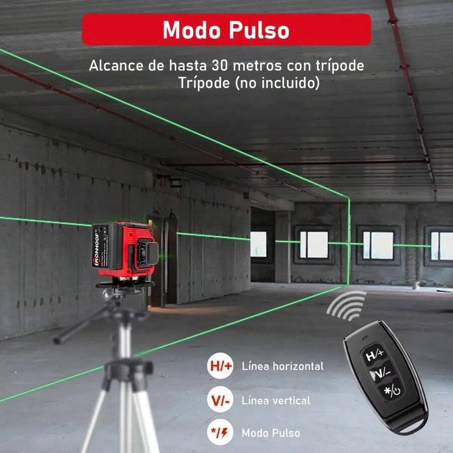 Nivel Láser Autonivelante 360°