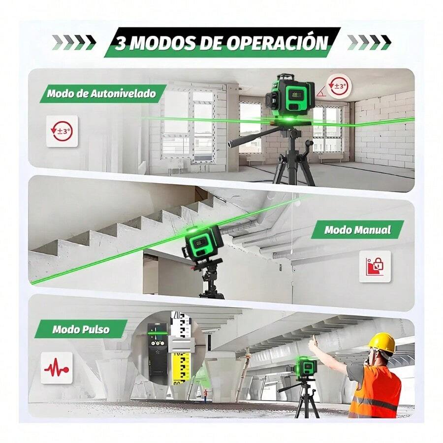Nivel Láser Autonivelante 360°