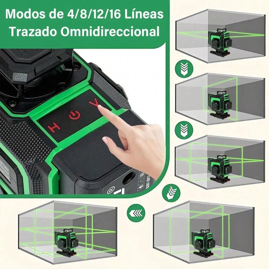 Nivel Láser Autonivelante 360°