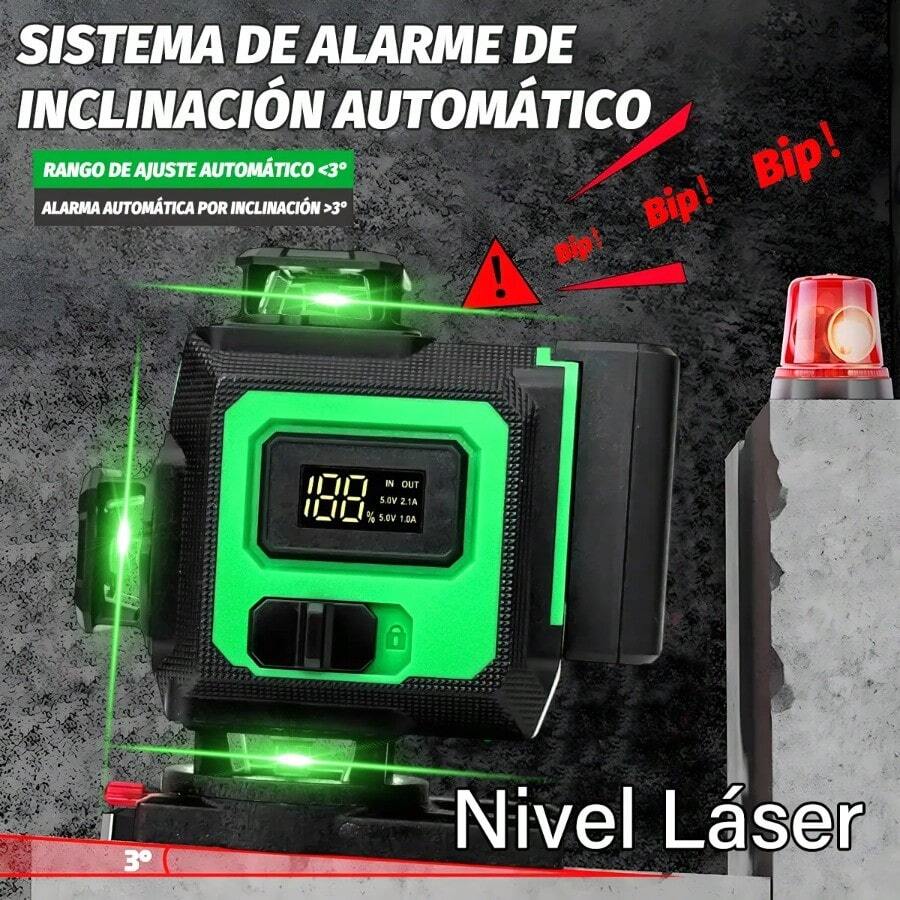 Nivel Láser Autonivelante 360°