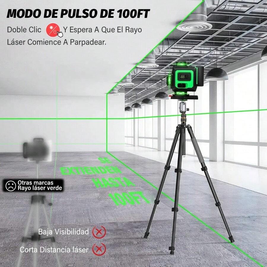 Nivel Láser Autonivelante 360°