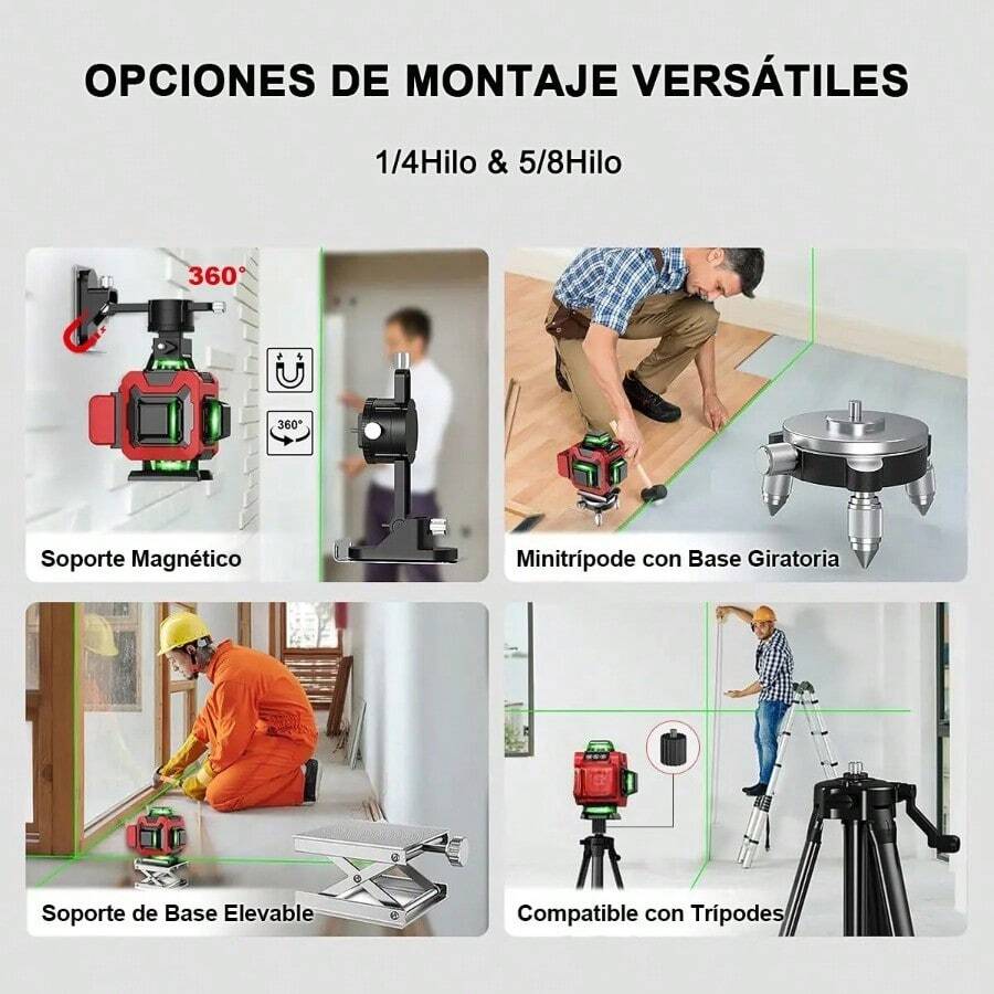 Nivel Láser Autonivelante 360°