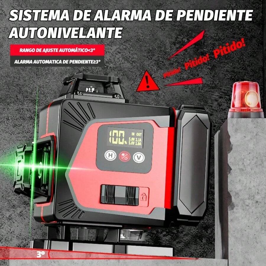 Nivel Láser Autonivelante 360°