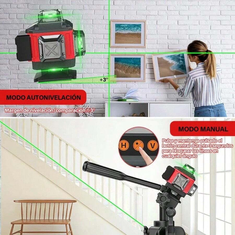 Nivel Láser Autonivelante 360°