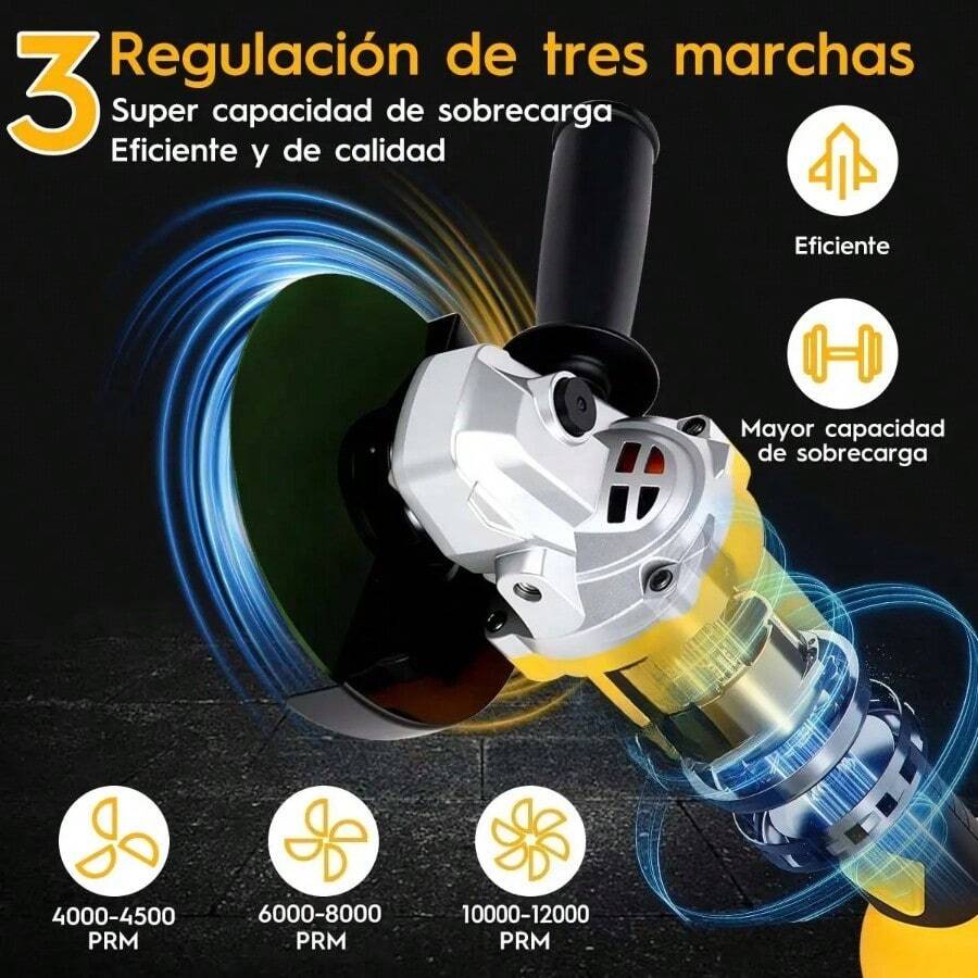 LINSEN Amoladora Angular Inalámbrica