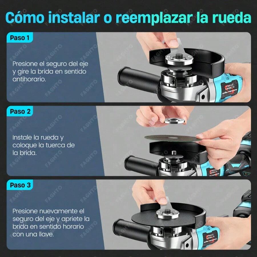 Esmeriladora Angular Inalámbrica