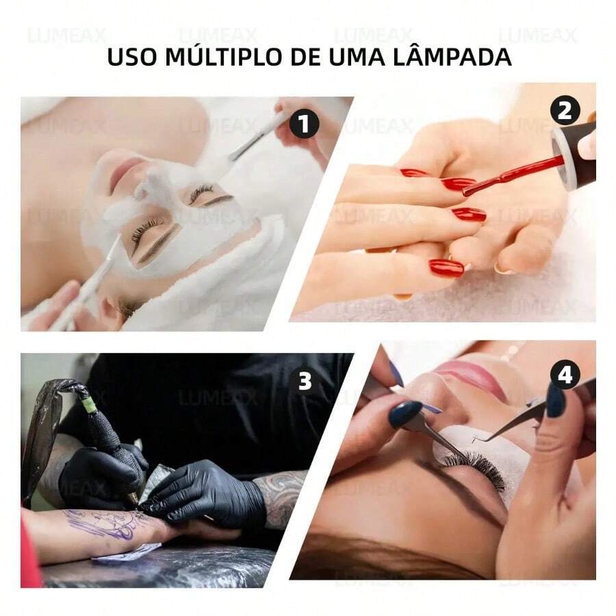 Lámpara para Pestañas con Control LED