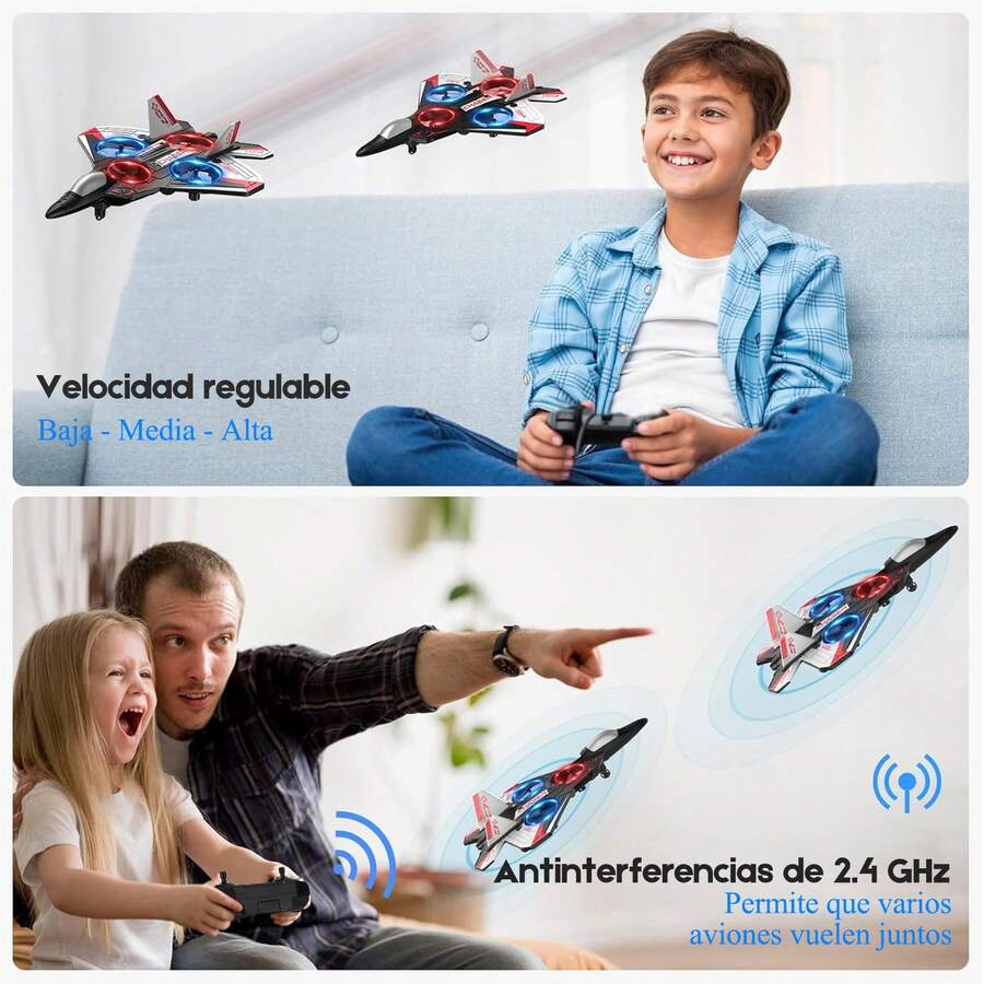 Avión De Juguete Rc con Giro° 360