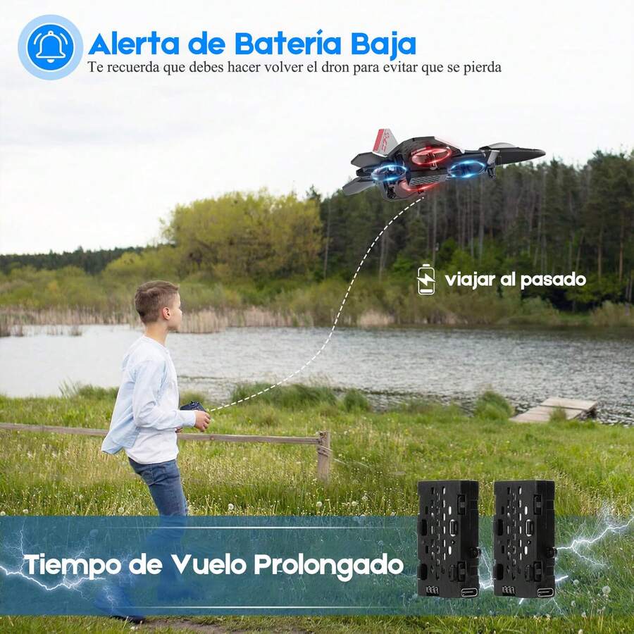 Avión De Juguete Rc con Giro° 360