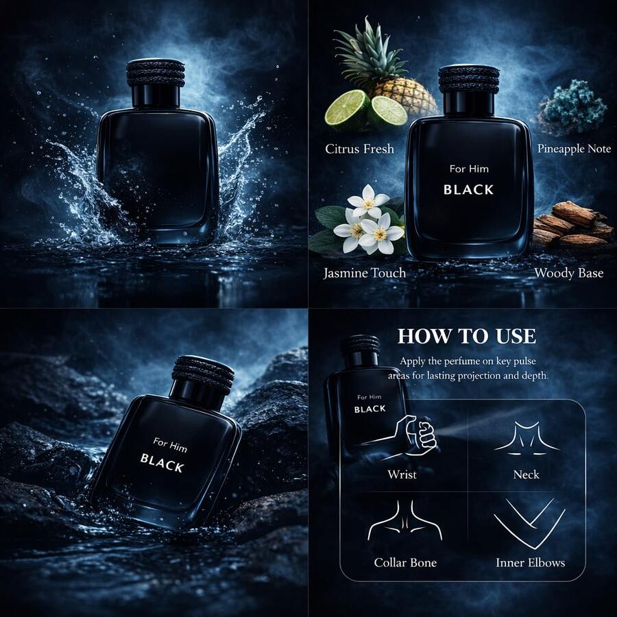 Perfume Hombre BLACK 100ml