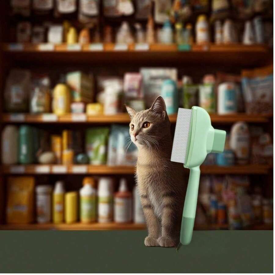 Cepillo de masaje para mascotas