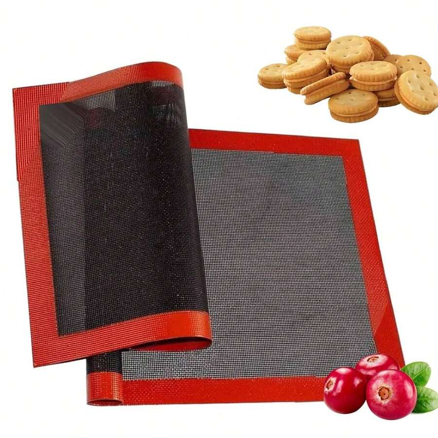 2 Piezas Tapete De Silicona Para Hornear Antiadherente