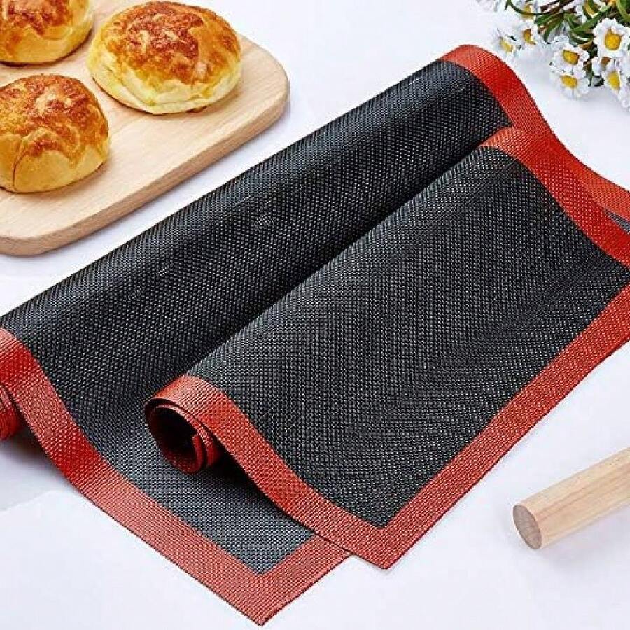 2 Piezas Tapete De Silicona Para Hornear Antiadherente