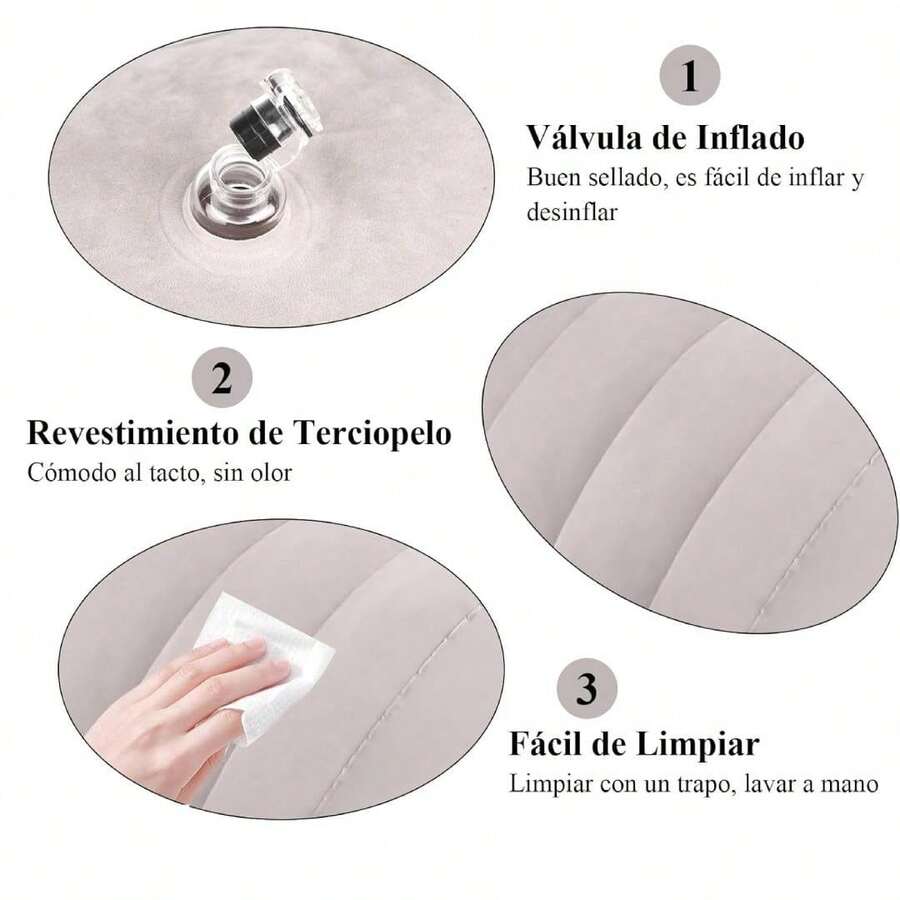 Almohada Inflable Para Piernas Y Pies