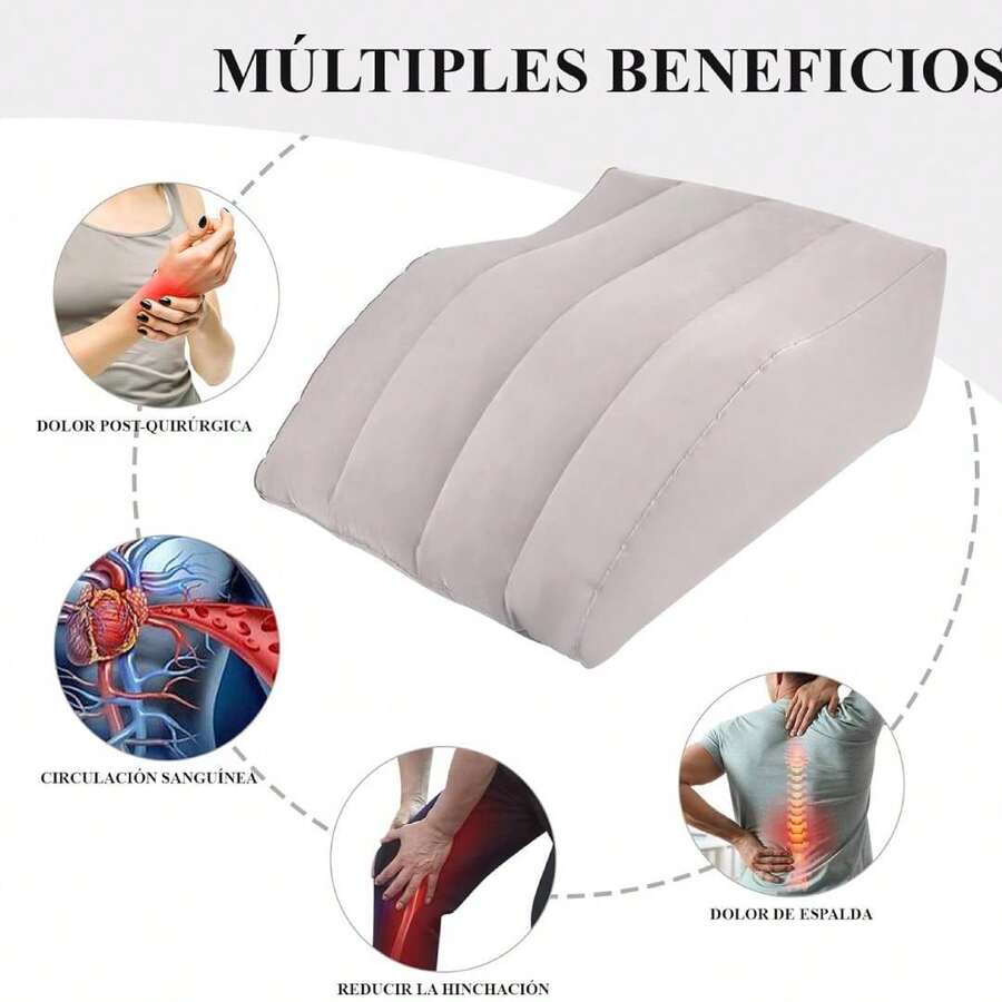 Almohada Inflable Para Piernas Y Pies