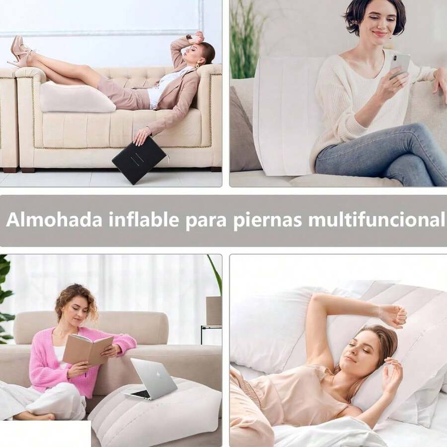 Almohada Inflable Para Piernas Y Pies