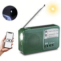Radio De Emergencia 2 En 1 Solar Y De Manivela