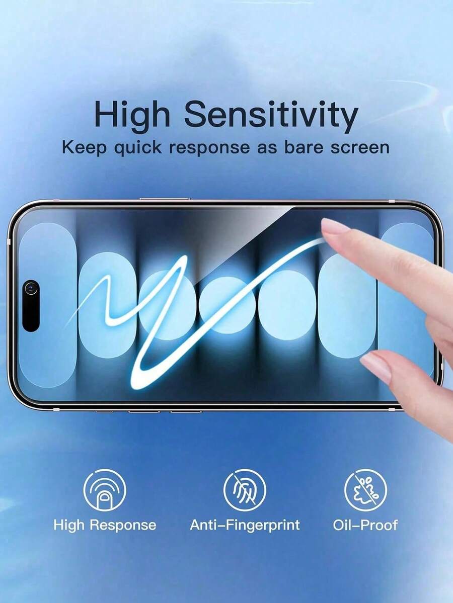 MIGAE 2 piezas Protector de pantalla de vidrio templado