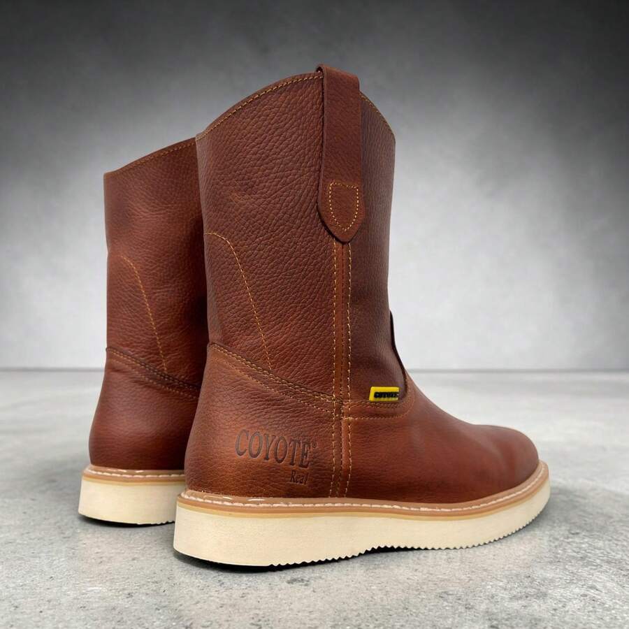 BOTA DE TRABAJO LIGERA CON SUELA DE POLIURETANO COSIDO WELT COYOTE
