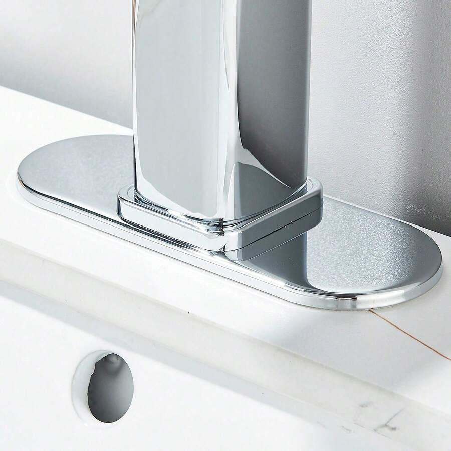 Mcmxtap Grifo de baño plateado/negro mate