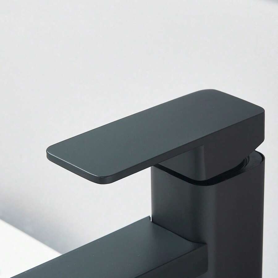 Mcmxtap Grifo de baño plateado/negro mate