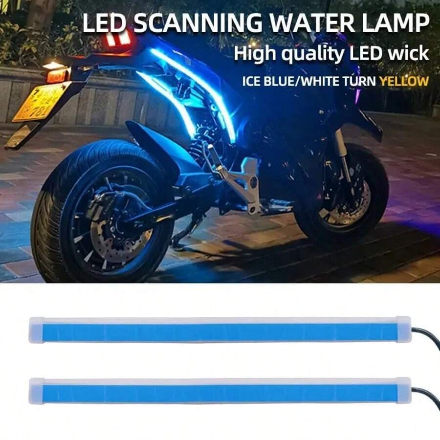 Tira de luces LED DRL ultrafina para coche 45CM