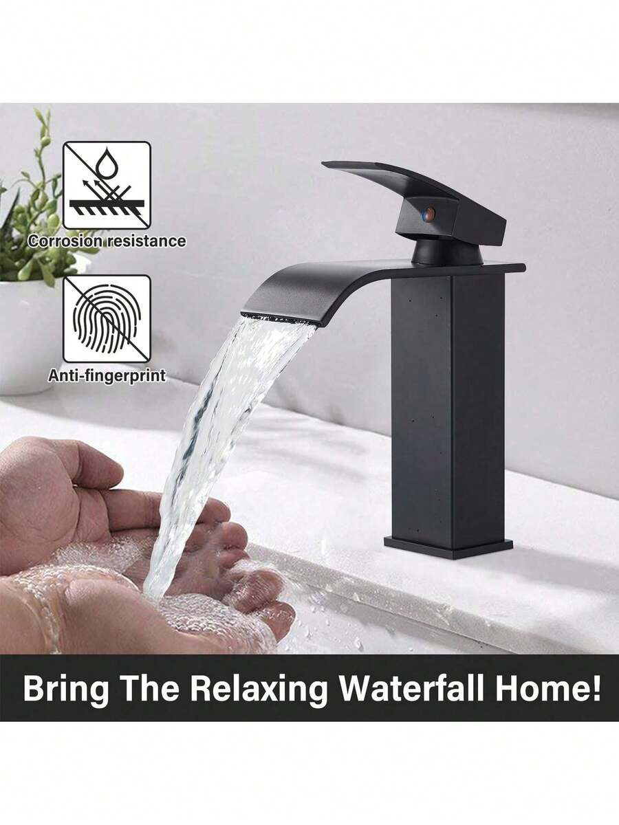 Grifo de baño cromado para lavabo