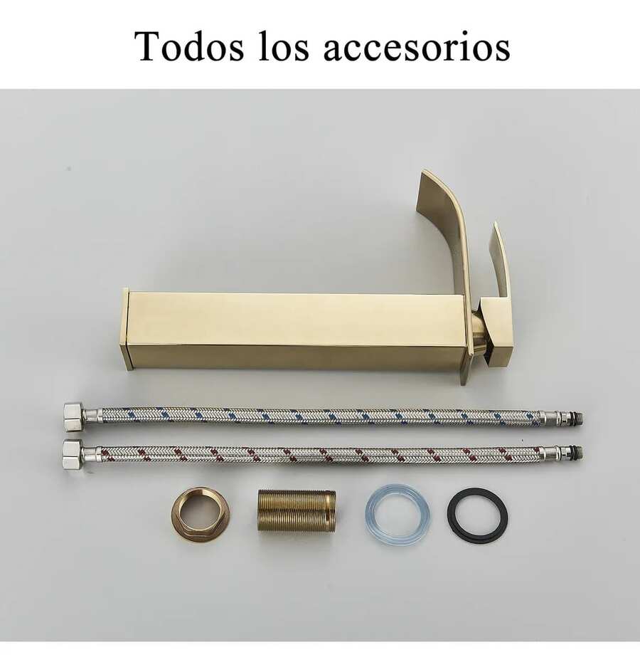 Grifo de baño cromado para lavabo