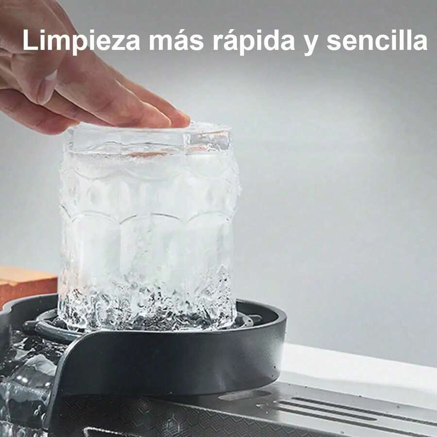 Fregadero de cocina de acero inoxidable con soporte para cuchillos, colador, dispensador de jabón, grifo con filtro de agua, tabla de cortar y portavasos (80 * 46 cm)