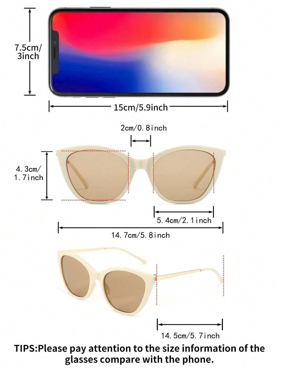 gafas con montura de ojo de gato retro