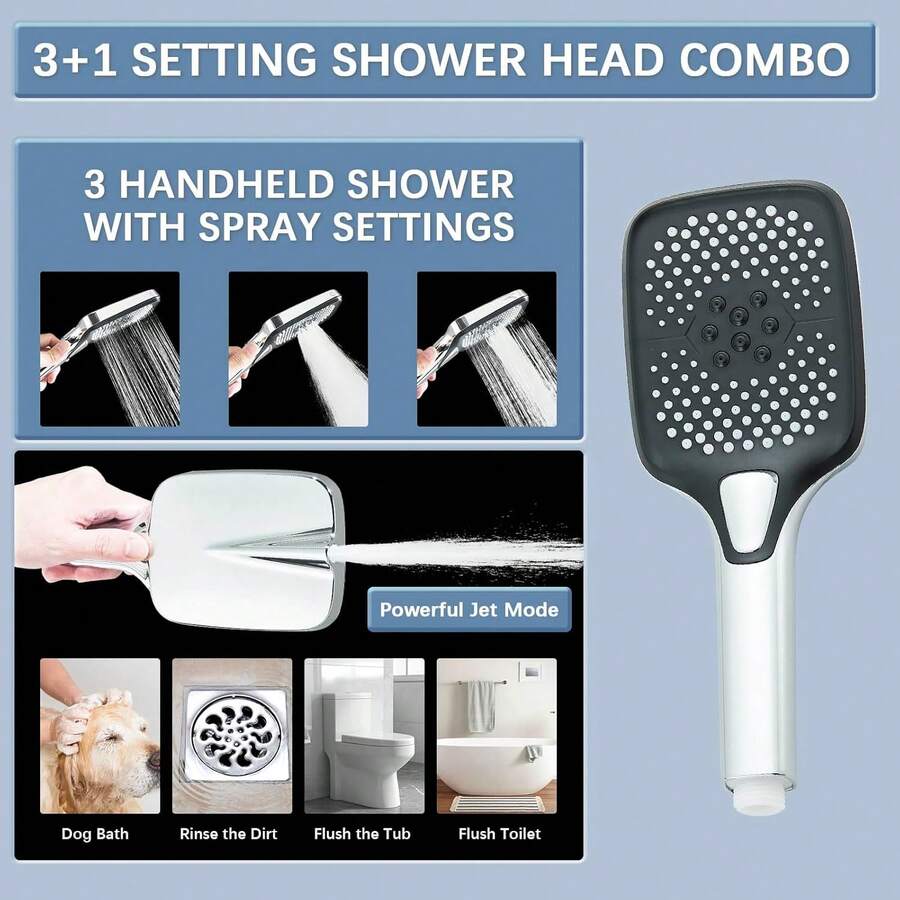 Mcmxtap Cromo Regaderas para Baño