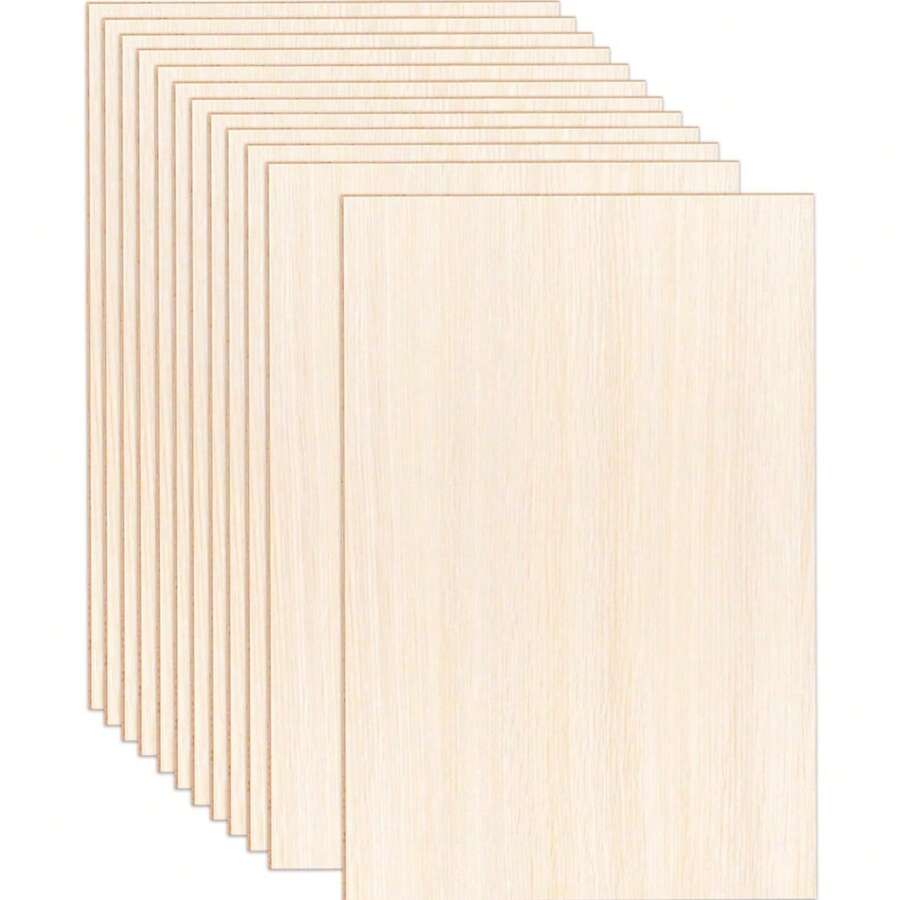 7 paquetes de láminas de madera