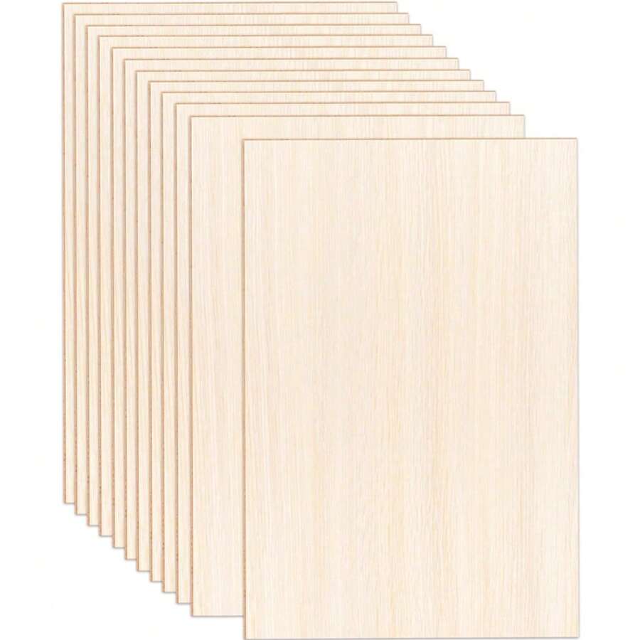 7 paquetes de láminas de madera