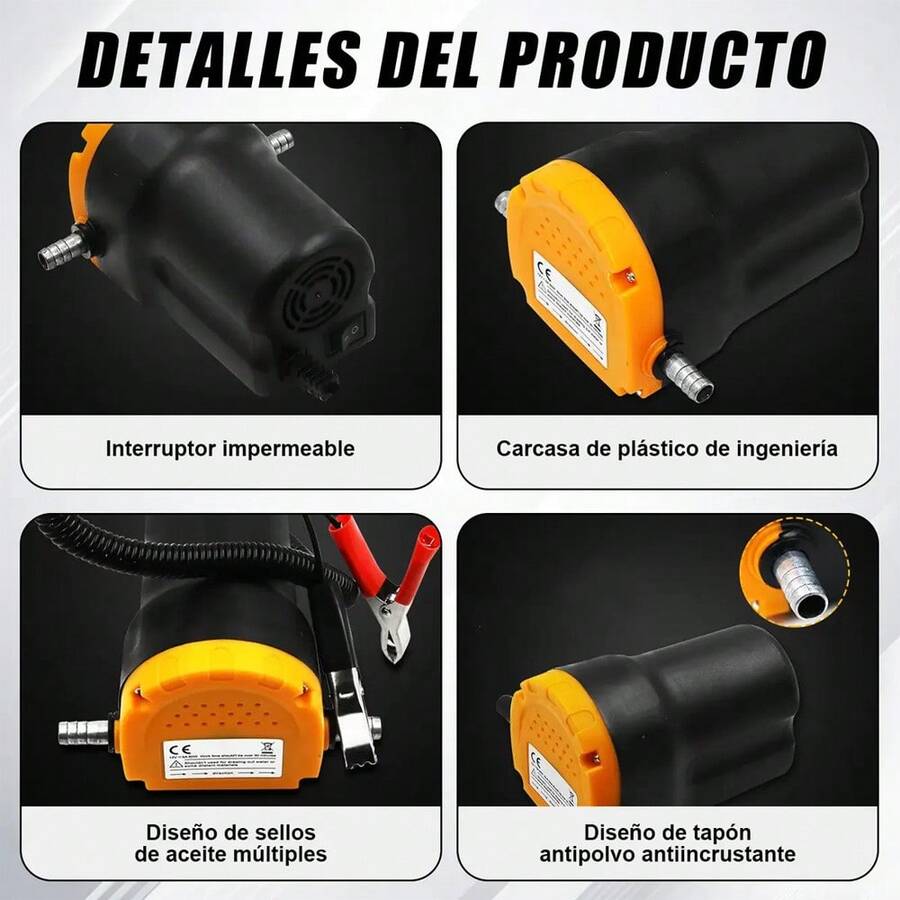 Bomba de Transferencia de Aceite 12V DC 60W