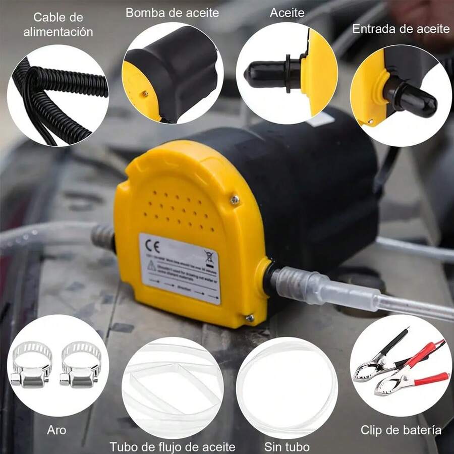 Bomba de Transferencia de Aceite 12V DC 60W
