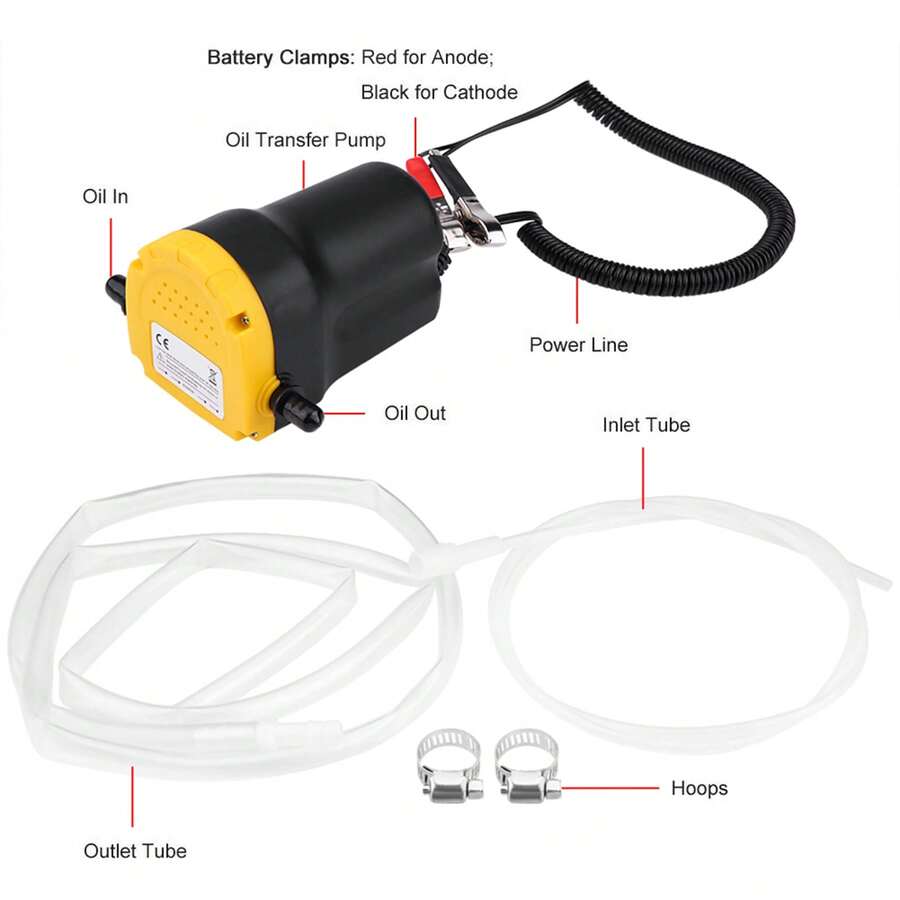 Bomba de Transferencia de Aceite 12V DC 60W