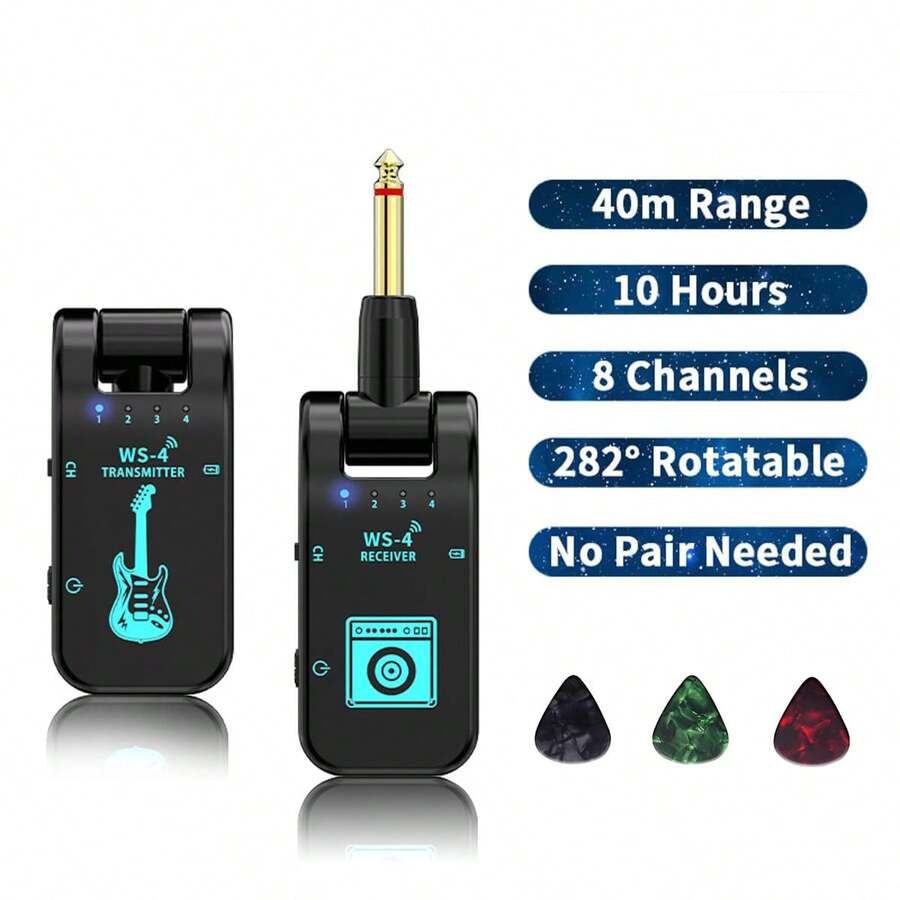 Sistema inalámbrico de guitarra de 2.4GHz