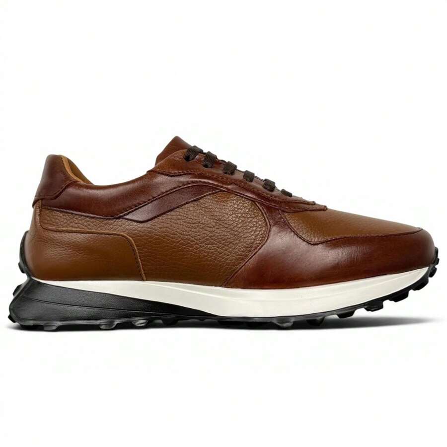 SNEAKERS TENIS DE VESTIR USO CASUAL U OFICINA MAXIMA COMODIDAD ESTILO FORMAL O DE LUJO EN PIEL AUTENTICA HECHO EN MEXICO