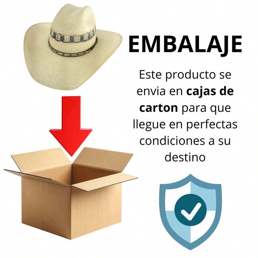 Genérico Sombrero Vaquero Transpirable