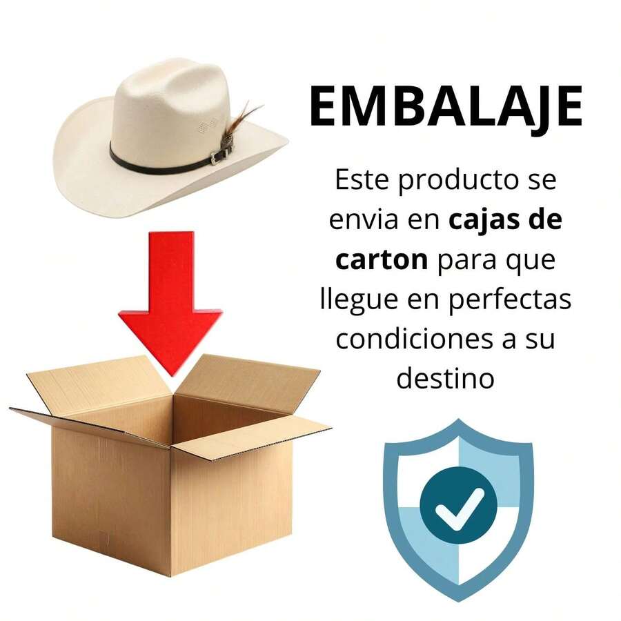 Genérico Sombrero Vaquero de Lona Unisex