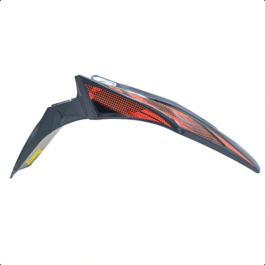 Salpicadera Delantera para DM250 Gris/Naranja | Estilo Deportivo y Ajuste Preciso
