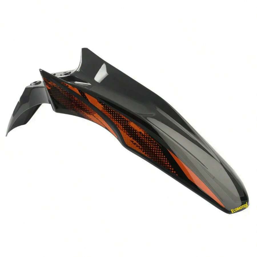 Salpicadera Delantera para DM250 Gris/Naranja | Estilo Deportivo y Ajuste Preciso